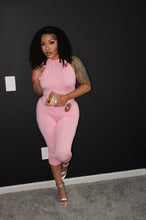 Load image into Gallery viewer, JUST A GIRL CAPRI ROMPER
